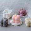DIY Candles Mould Aromatherapy Plaster Candle 3D Silicone Mold Handmade Cube Soap Molds