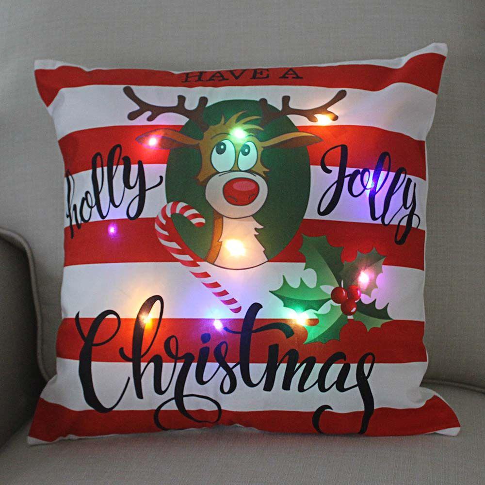 Home Decor For Home Living Room Throw Pillow Cover Pillow Case Cushion Cover Christmas Decoration
