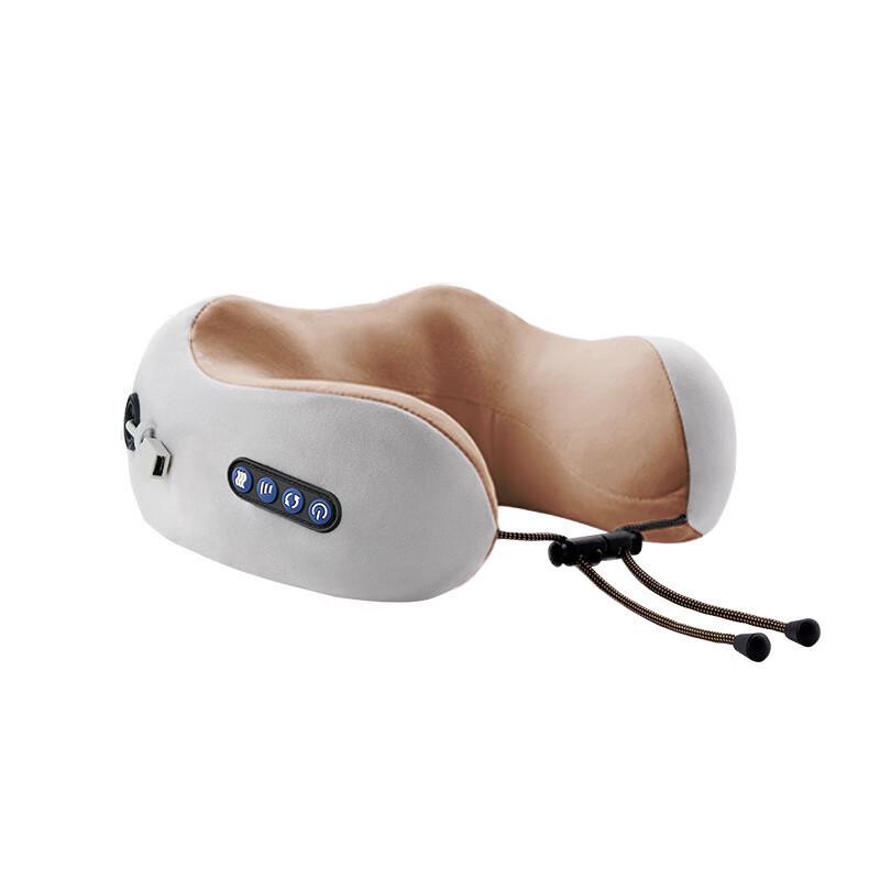 Portable Memory Foam U-shaped Neck Massager Pillow with Heat