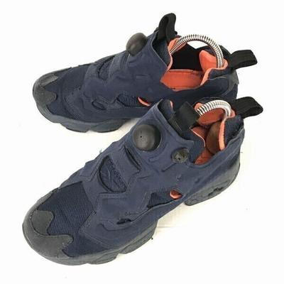Легкие кроссовки Instapump Fury Tech с низким верхом 23.5 Темно-синий Оранжевый(ИСПОЛЬЗОВАЛ)