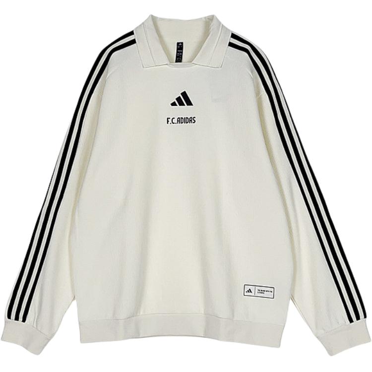 Men's Adidas Polo Shirts Men's White Polo Collar Moderate Other