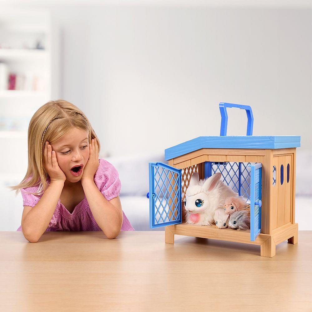 Lil Live Pets Мама Кролик Интерактивная игрушка, которая оживит вашего питомца.