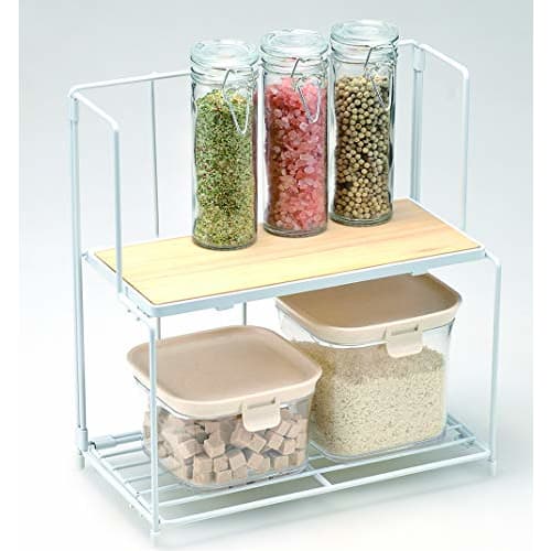 PEARL METAL Складная полка для специй, Naturea, HB-5082, Белый