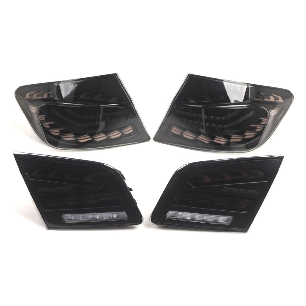 L&R Smoked LED Tail Lights Rear Lamp Assembly For BMW 5F10 F18 M5 2010-2016