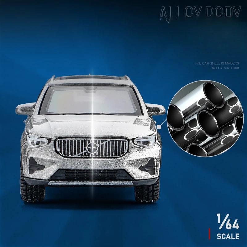 Simulation 1/64 Volvo XC60 XC40 Alloy Car Model Diecast Metal Toy Vehicle Collection Miniature Voiture Home Decor Boy Car Toy