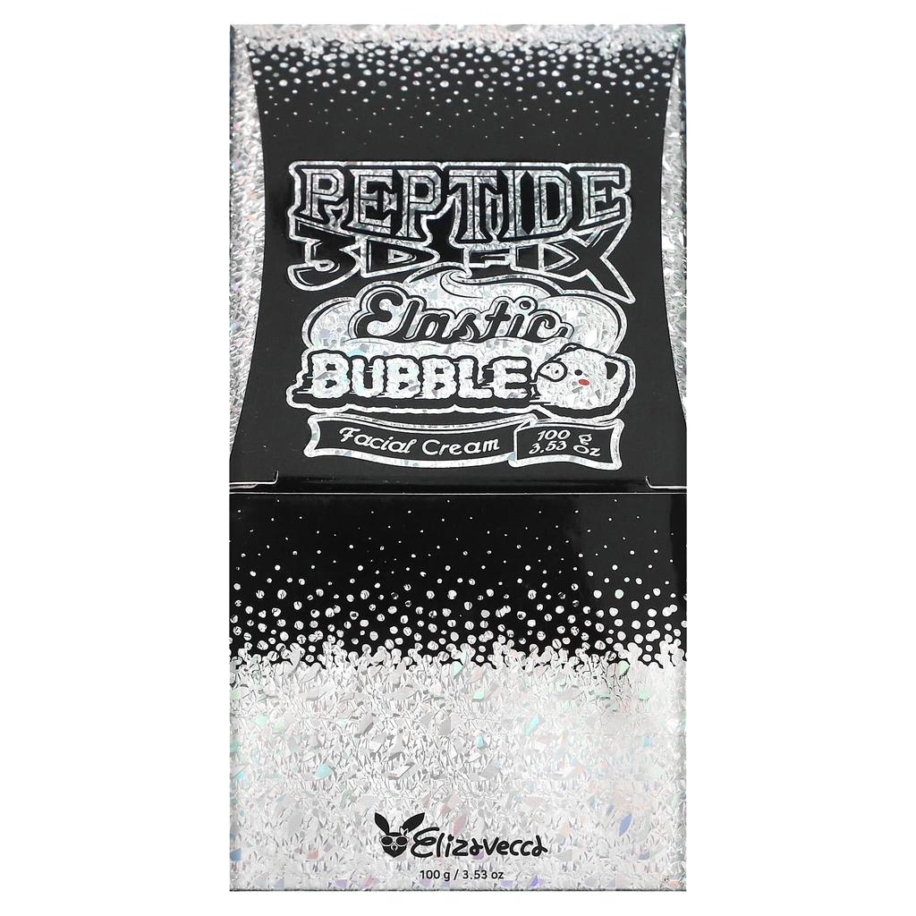 Elizavecca, Peptide 3D Fix Elastic Bubble Facial Cream, 3,53 унции (100 г)