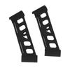 2PCS Black Camping Shelf Clips Lightweight Outdoor Storage Clips Triangle Rack Brackets  Hiking