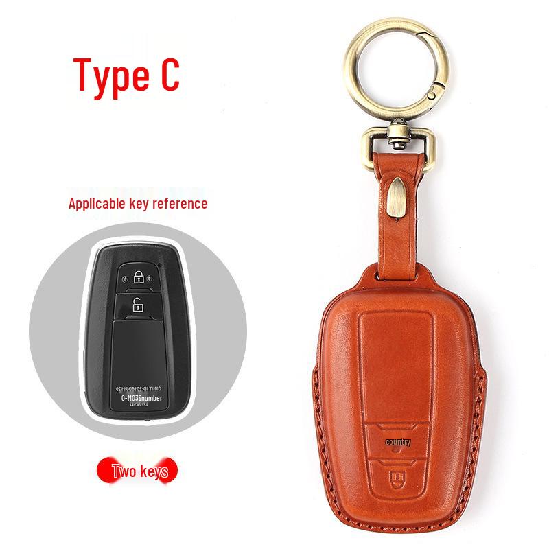 Toyota Key Case for Highlander, Corolla, Prado, RAV4, Levin, Velanda - Car Key Shell & Buckle Bag