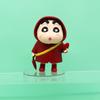 Heart Shape Raincoat Crayon Shinchan Pvc Collectible Figure Model For Anime Fans