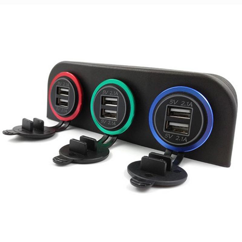 Базовая панель палатки с 1/2/3 отверстиями, USB-разъем/вольтметр/держатель розетки для автомобиля, грузовика