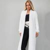 Imitation Mink Fur White Knitted Cardigan Coat Women's Autumn and Winter Loose Plush Fluffy Long Cardigan