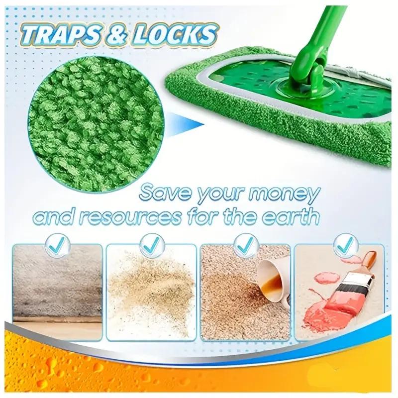 Reusable Washable Mop Cloth Covers for Cross-Border Flat Mops