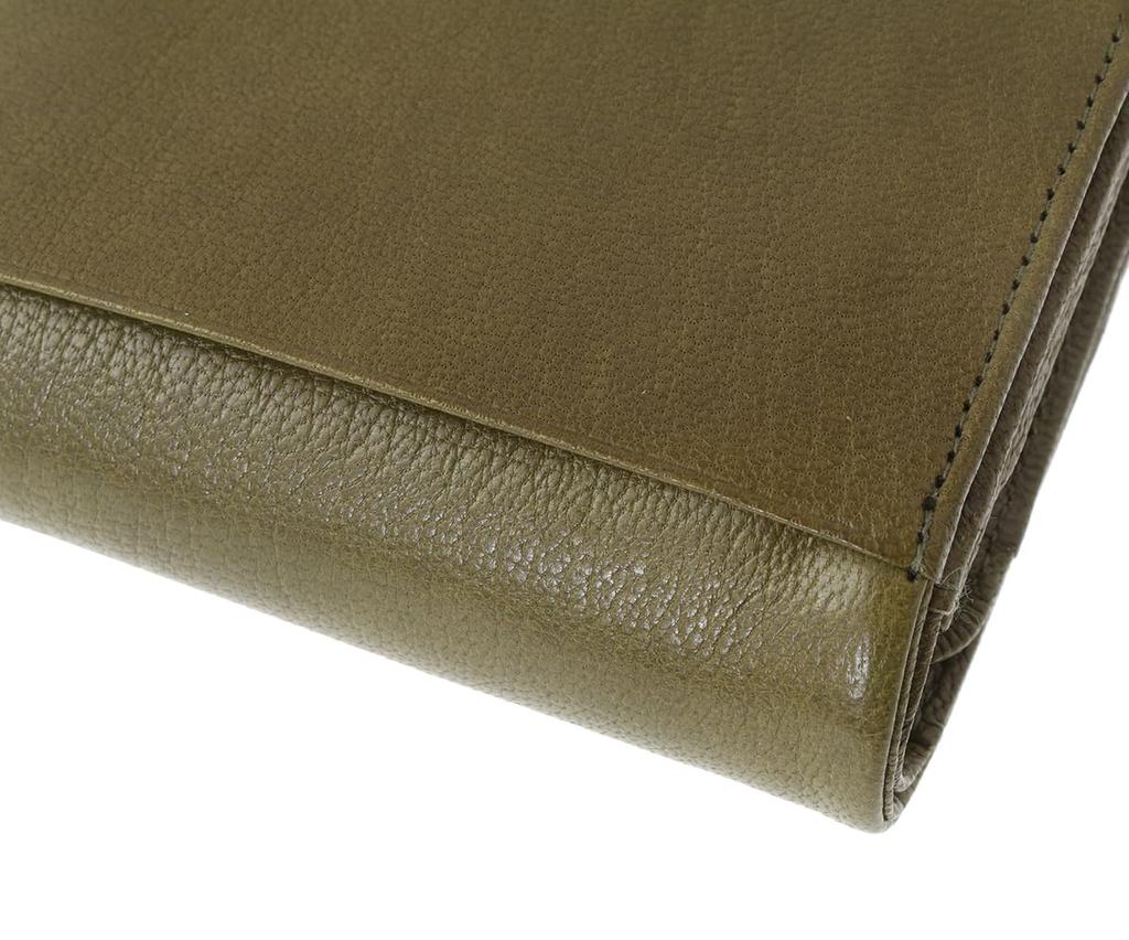 Goat Basic Bifold Wallet Khaki [Genten] Women's 44362-75