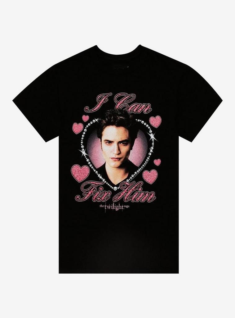 Мода Y2k Хлопок Принт Короткий рукав Сумерки Это Сложно Трио Футболка Харадзюку Ретро Повседневная Уличная одежда Унисекс