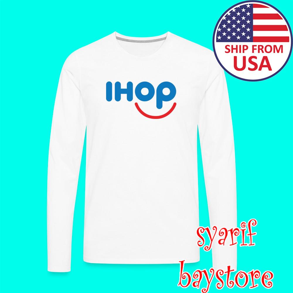 IHOP Международный Дом Блинов Мужской №039;s Белый Размер S-2XL Унисекс Футболка