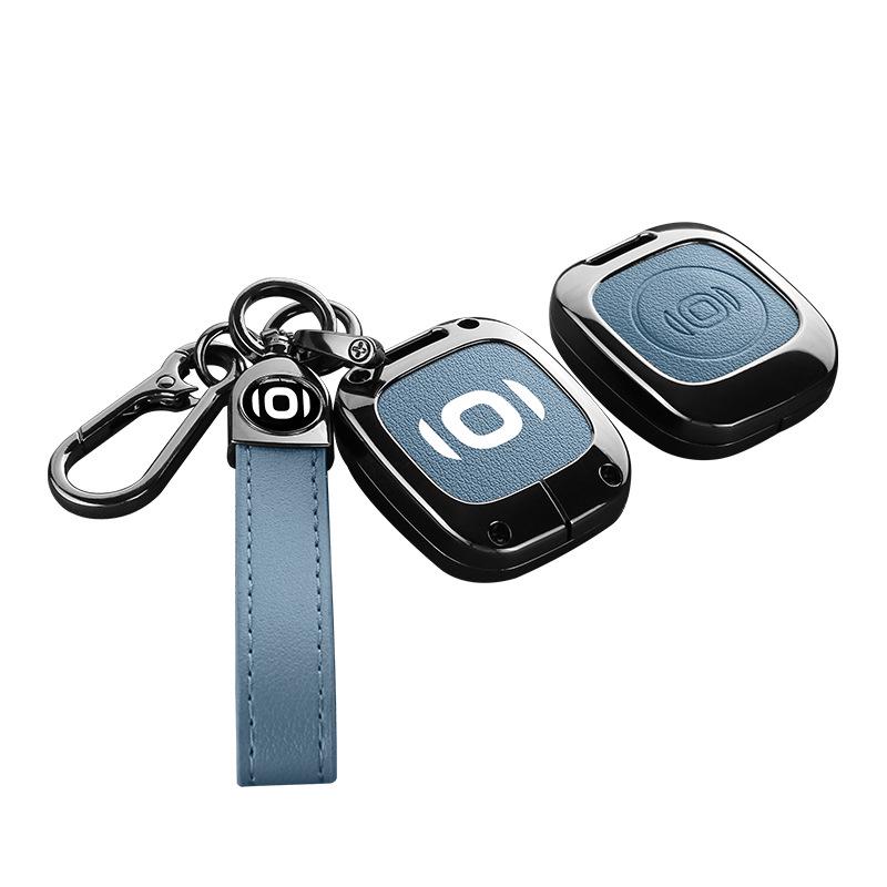 Bluetooth Чехол для Ключа с Металлической Пряжкой для Changan Qiyuan E07, Совместим с 25 Моделями Автомобилей