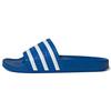 Кроссовки унисекс Adilette Slide Glow Blue Cloud-White FX5834