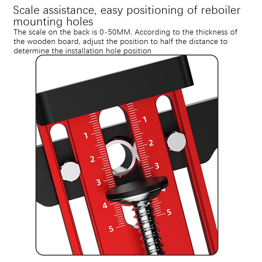 Cabinet Door Mounting Jig, with Support Arm&Clamp, Tool Frame Body Face with Alloy For Installi H4T4
