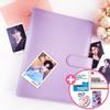 Папка-переплет для фотокарточек формата М Pastel Macaron A5 с 6 отверстиями Poca (включает 30 листов)