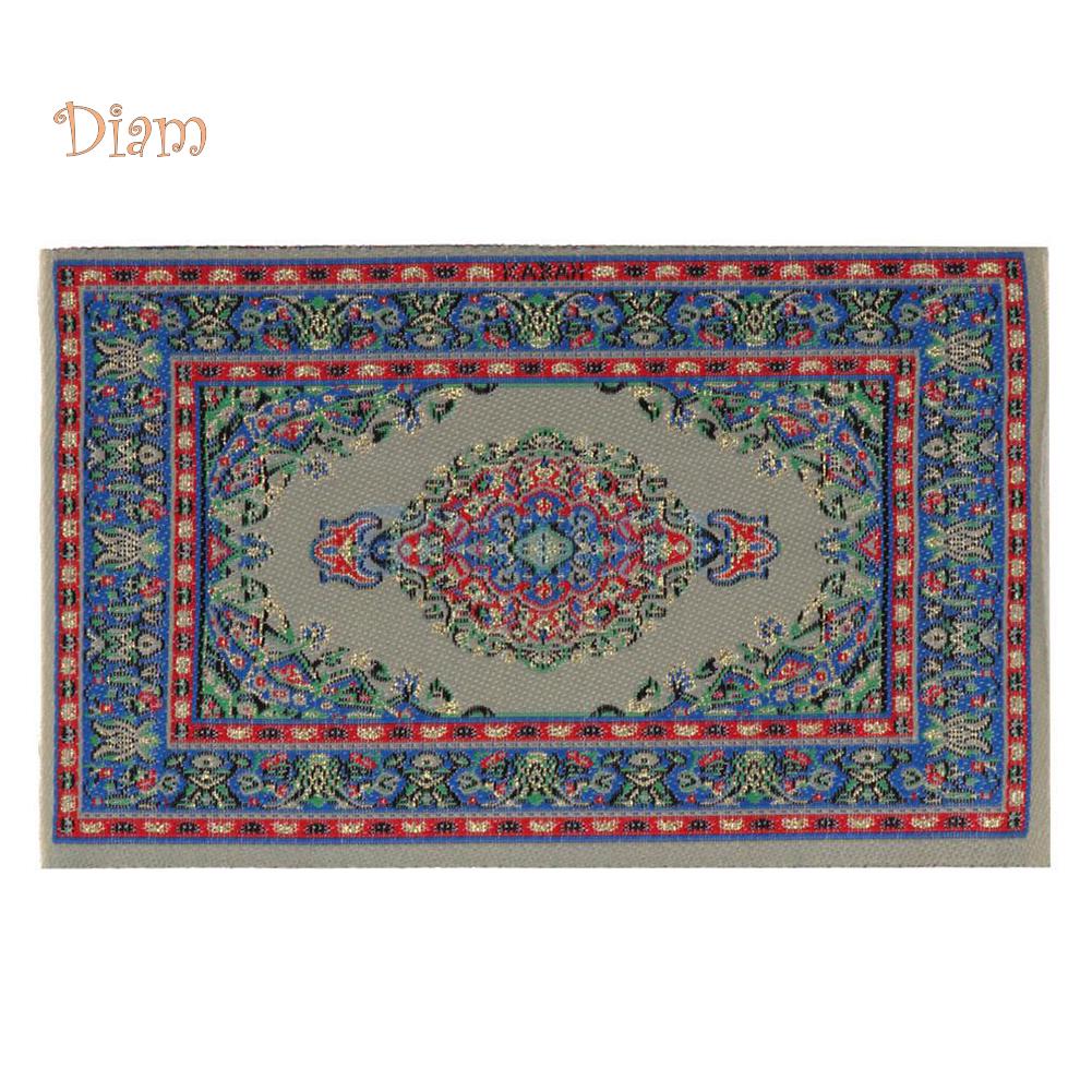 Миниатюрный ковёр в восточном стиле для кукольного домика