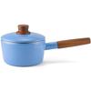 Fuji Enamel Saucepan 16cm Zenith Blue IH Compatible Nature Series NA-16S.ZB