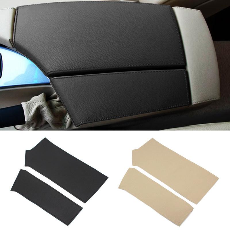 Car Center Console Armrest Box Pad Cover Microfiber Leather Trim for BMW 5 Series E60 2004 2005 2006 2007 2008 2009 2010