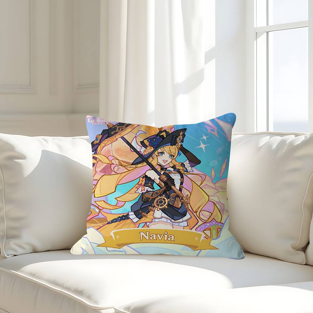 Anime Characters -N-Nilous Pillow Anime Pillow Sofa Bed Head Pillow Cover Cushion Cover 45x45 Cm Fashion