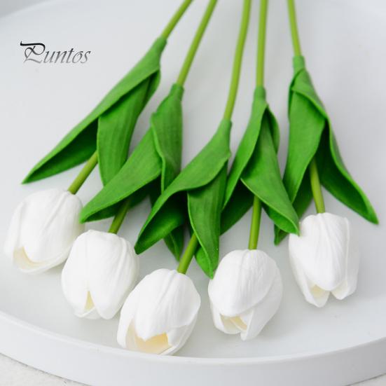 Искусственный тюльпан, реалистичный, многоразовый, красочный, поддельный цветок, свадебная вечеринка, домашний офис, центральный элемент стола, украшение из искусственных цветов