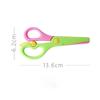 Photo Cut Handicraft DIY Tool Round Head Scissors Art Scissors Plastic Scissors Paper Cutting