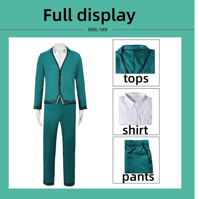 Аниме Saiki Kusuo The Disasterous Life K.-Nan, парики для косплея, униформа, топы, брюки, головные уборы, карнавальные костюмы на Хэллоуин