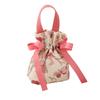 Bowknot New Year Gifts Bag Drawstring Chinese Style Handbag Jewelry Small Wrist Bag  Birthday
