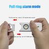 Женская личная сигнализация безопасности 135 дБ громкий звук Type-C перезаряжаемый портативный брелок с вытяжным кольцом и стробоскопом