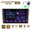 Для Toyota Avensis T250 2 2003-2009 с кнопкой Android Автомобильный радиоприемник Мультимедийный плеер Навигация Стерео GPS 2 Din Carplay 2 + 32 ГБ