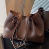 Simple and High-end Shoulder Bag Women's 2025 New Fashionable Large-capacity Tote Bag for Work Commuting Armpit Bag