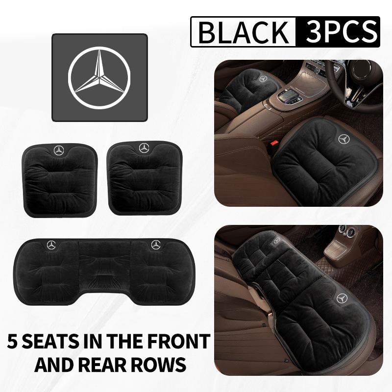 AABGW1 For Benz Car Seat Cushion Winter Plush Thickened Warmth Soft Cushion Seat Cover Accessories AMG Exclusive W204 W222 W205 W203