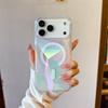 Iridescent Laser-Plated Diamond Pattern Magnetic Case for iPhone 17 Pro Max