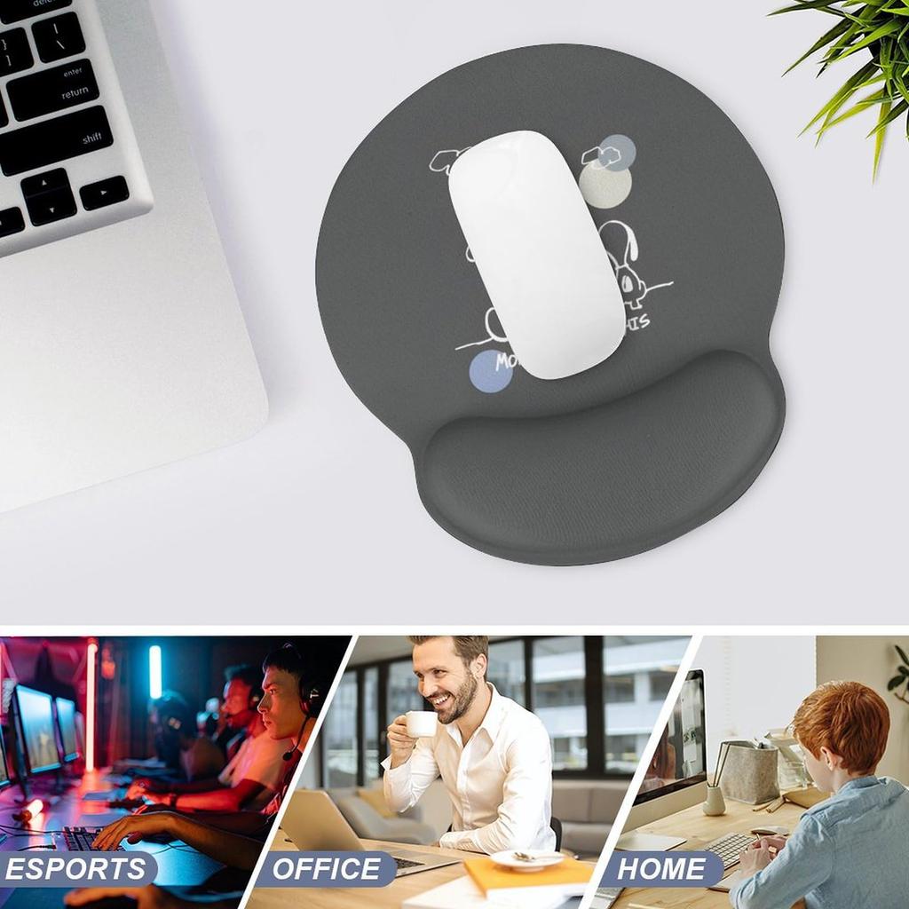 Снупи Чарли Браун Коврик для мыши Силиконовый Тонкий Маленький Удобный Поддержка запястья Подушка Подставка для запястья Игровой Офисный Популярный Женский Мужской Стильный Милый