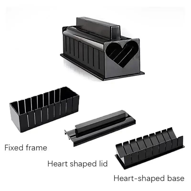 3Pcs/Set Japanese Sushi Maker 2 Shapes Sushi Making Kit Roll Rice Mold DIY Kitchen Sushi Tools Kitchen Gadgets Accessories