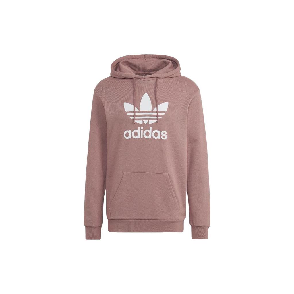 Adidas Толстовка с капюшоном Originals с большим логотипом и принтом, американские винтажные мужские толстовки с капюшоном, коричневые HM9325