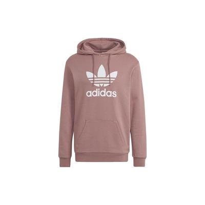 adidas Толстовка с капюшоном Originals с большим логотипом и принтом, американские винтажные мужские толстовки с капюшоном, коричневые HM9325