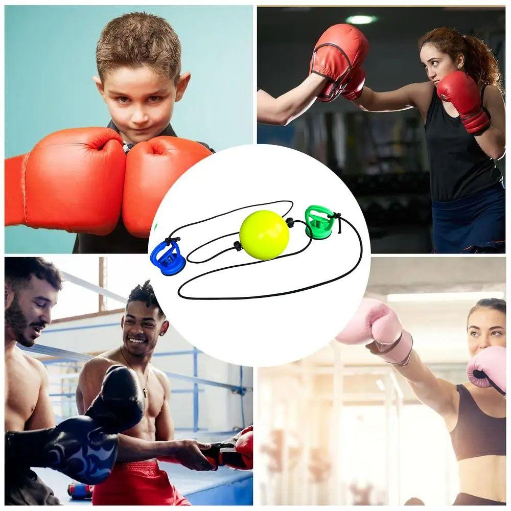 Easy To Install Boxing Reflex Ball Set With Elastic Rope Boxing Fight Ball  Kickboxing