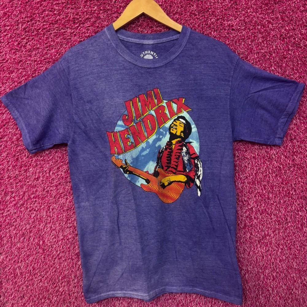 Jimi Hendrix Shredding at Woodstock Psychedelic Rock Tee M Unisex T-Shirt
