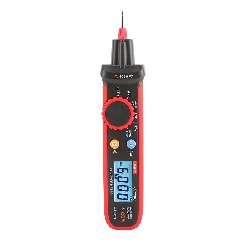 UNI-T UT118C/UT118B Pen-Type Meter; Full Scale Overload Protection Electrician's Meter/EF Measurement