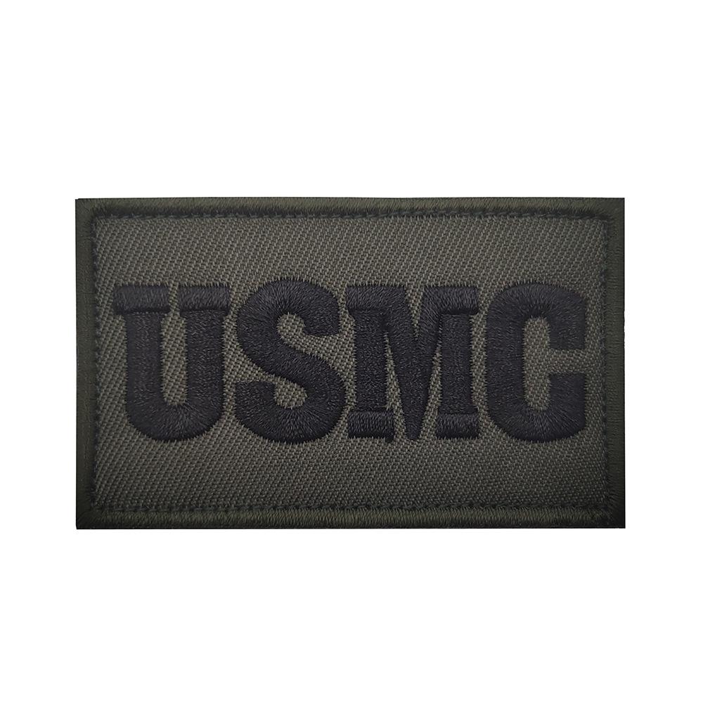 Haike 3D вышивка Английский ARMY NAVY USMC Нашивка на липучке