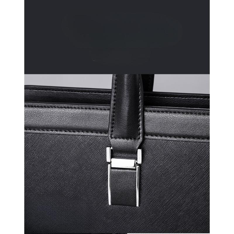 Мужская сумка из натуральной коровьей кожи, сумка для компьютера, деловой мужской портфель большой емкости