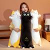 Soft Long Cat Pillow Plush Toys Cat Plush Stuffed Doll Office Lunch Sleeping Pillow Christmas Gifts for Girls Kids