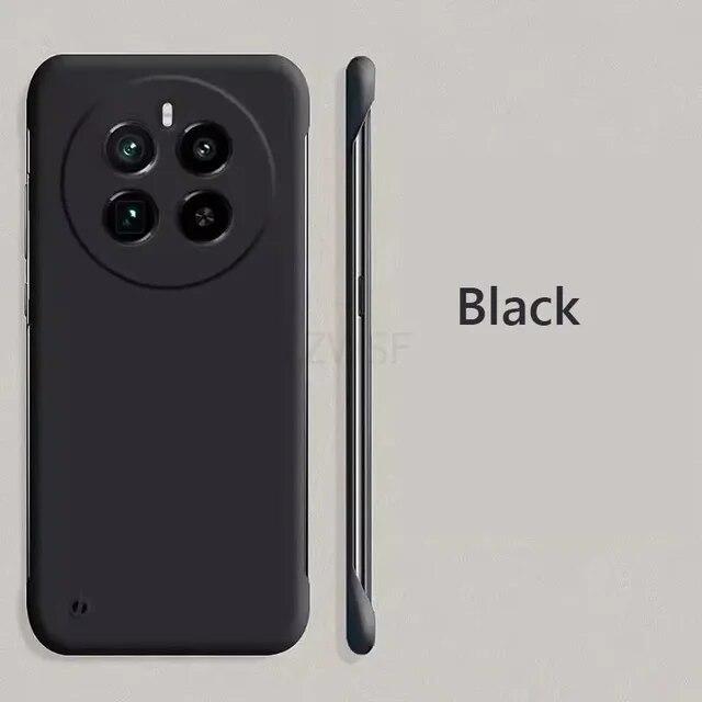 Безрамный тонкий кожаный матовый жесткий чехол для задней панели из ПК для Realme 12 Pro Plus Realme12 Pro + Plus 5G ярких цветов без полей, противоударный бампер