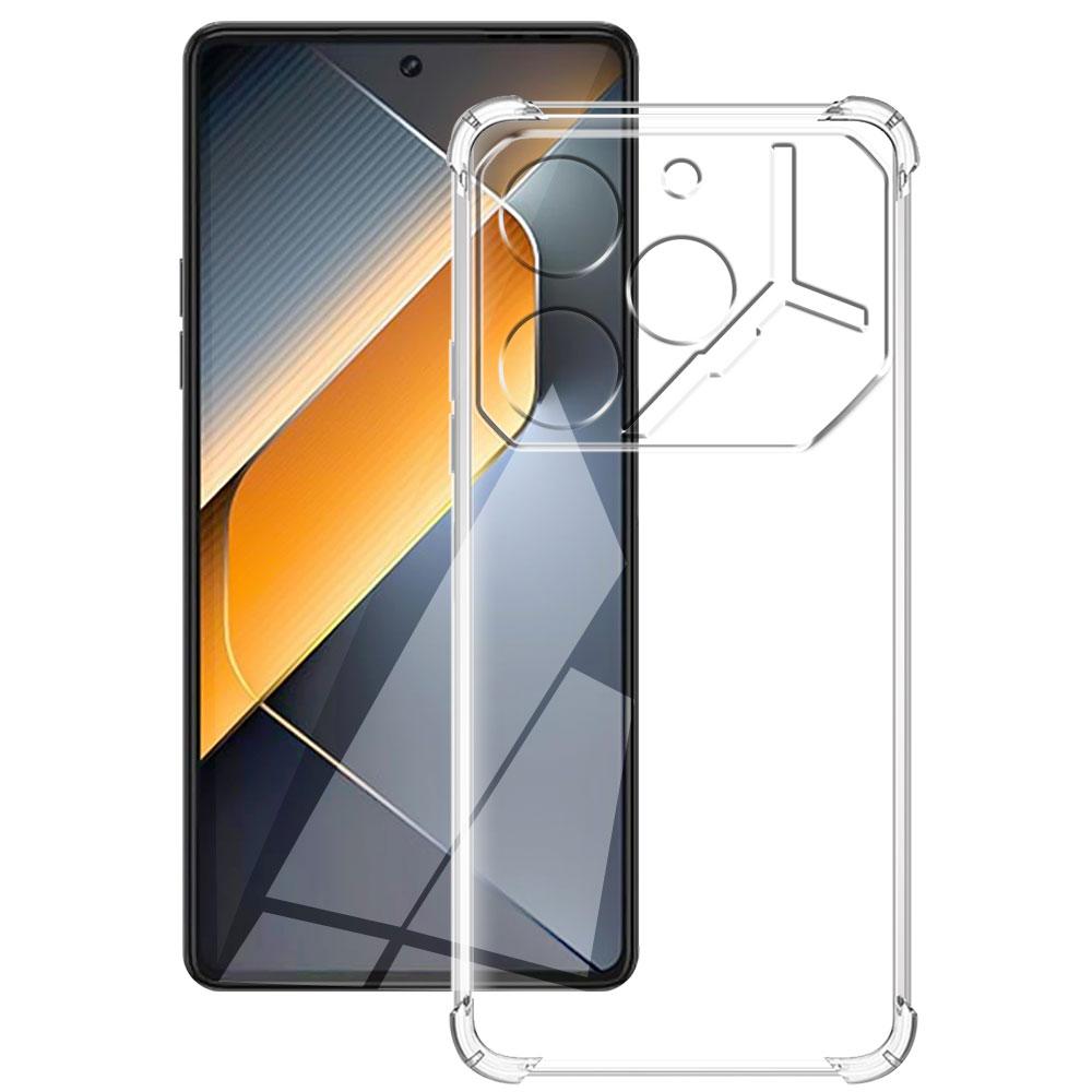 For Tecno Pova 6 Pro LI9 Case Clear Shockproof Silicone Soft TPU Cover For Tecno Pova 6 Coque On Tecno Pova 6 Pro 6pro 5G Funda