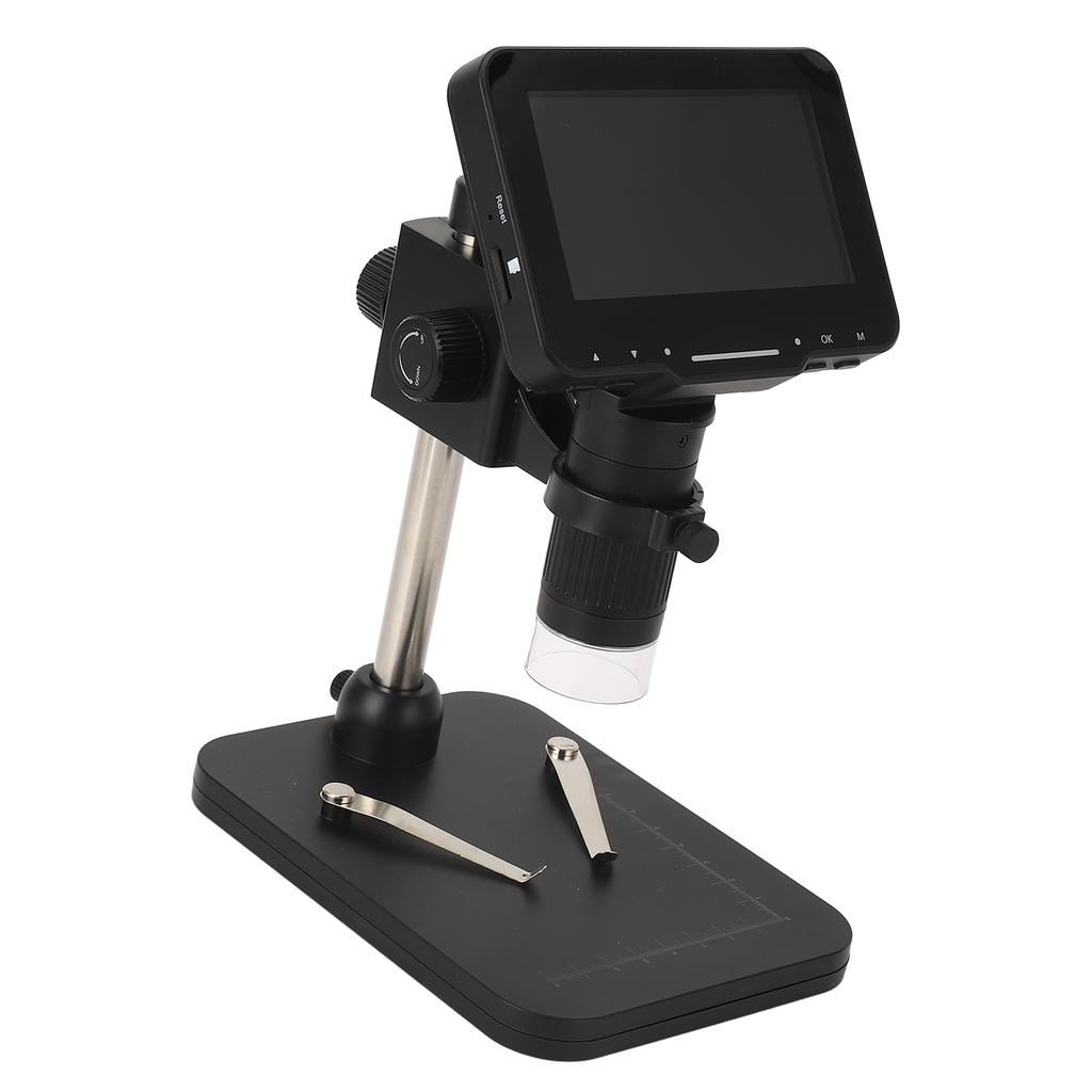 Цифровой микроскоп 4,3-дюймовый IPS-экран 16MP 1080P 1600X Паяльный микроскоп с HD-мультимедиа
