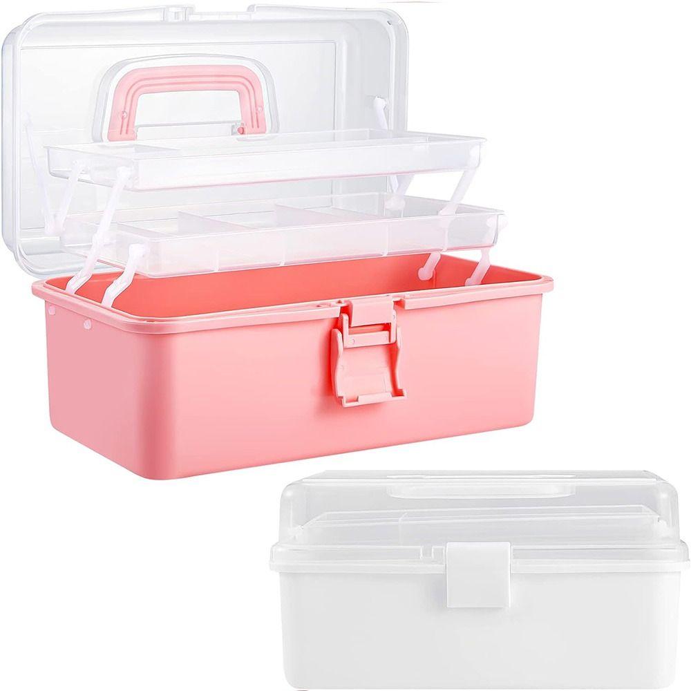 Jewelry Case Storage Case Nail Art Box Desktop Organizer Portable Storage Box Student Stationery